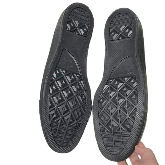 CONVERSE Chuck Taylor All Star Mono Canvas Low Top in Black Monochrome - Picture 8 of 8